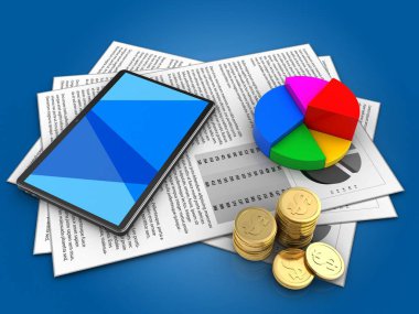 belgeler ve tablet çizimi