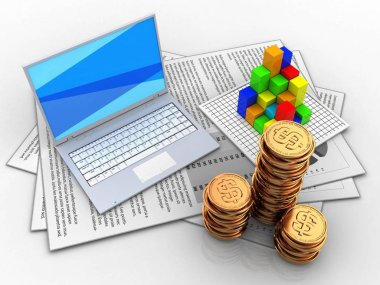 belgeleri arka plan üzerinde gösterimi 