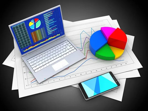  Illustration diyagram kağıtları 