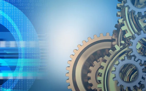 Gears'ı arka plan üzerinde gösterimi