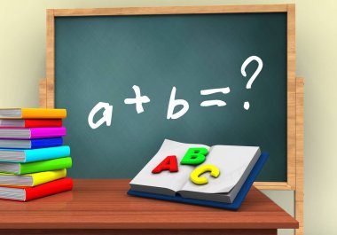 Matematik egzersiz metin ile kurulu