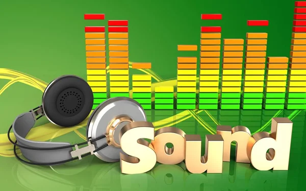 kulaklıklar üzerinde arka plan resmi