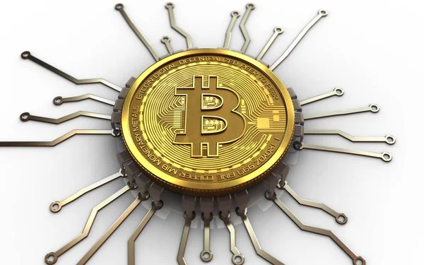  bitcoin arka plan üzerinde gösterimi