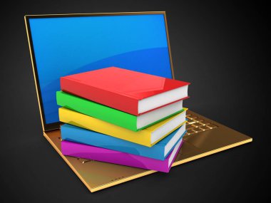 Altın bilgisayar çizimi 