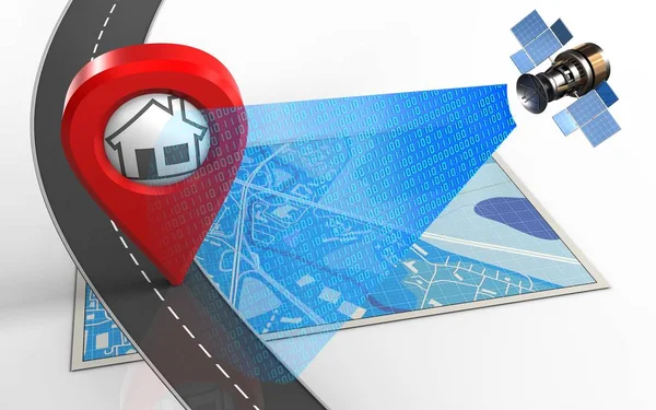 mavi harita gösterimi