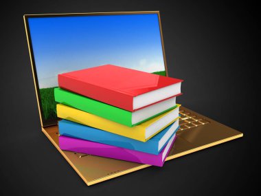 Altın bilgisayar çizimi 