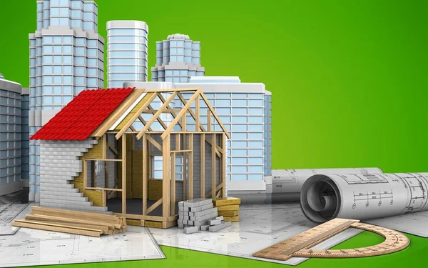 çerçeve ev çizimi