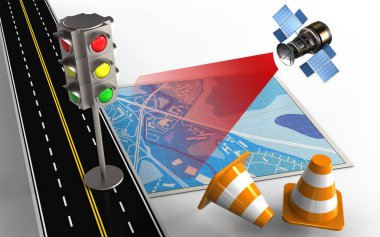 mavi harita gösterimi