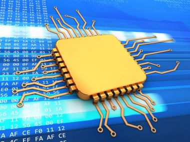 Altın bilgisayar çizimi 