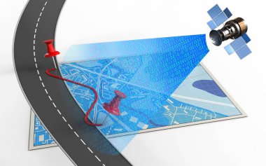 mavi harita gösterimi