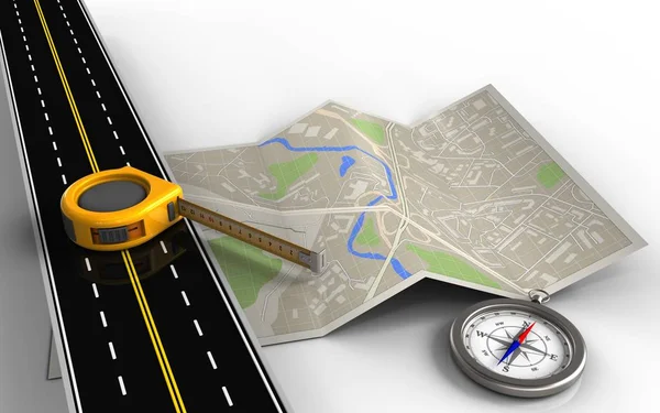 harita kağıt çizimde