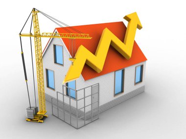  ev kırmızı çatı çizimi 