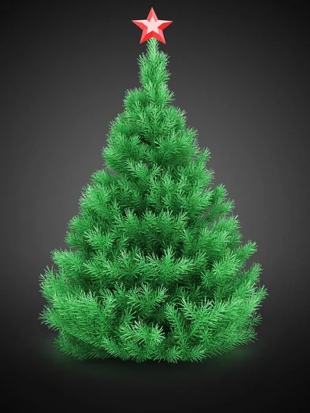 Noel ağacı 3D çizimi 