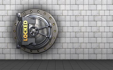 kilitli kasa kapısı