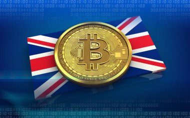 bitcoin arka plan üzerinde gösterimi 