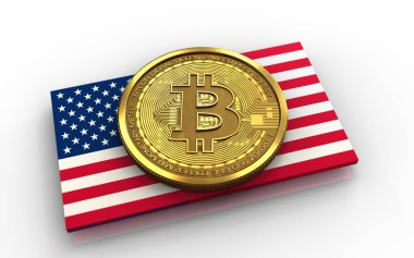 bitcoin arka plan üzerinde gösterimi 