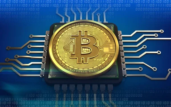 bitcoin arka plan üzerinde gösterimi 