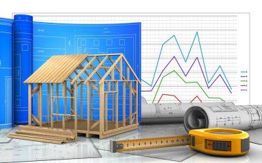 çerçeve ev çizimi