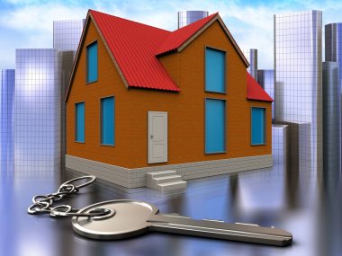 resimde yazlık ile anahtar