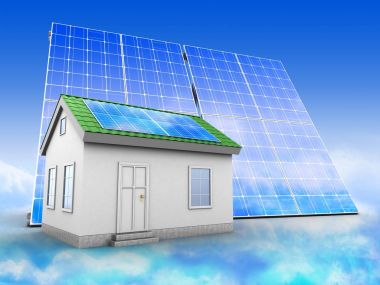  resimde güneş paneli 