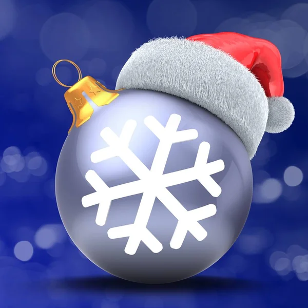 Christmas ball over background — Stock Photo, Image