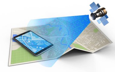 harita kağıt çizimde