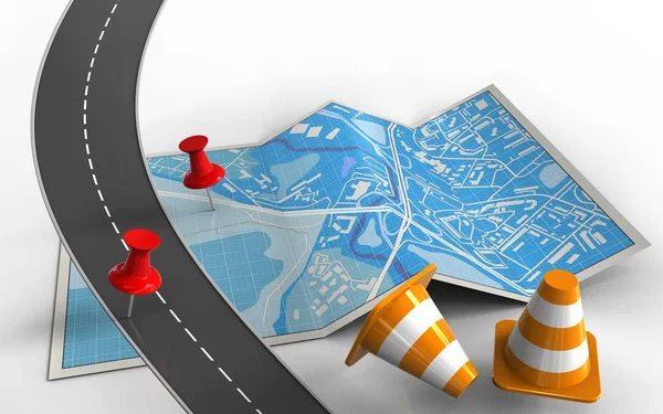 çizimi şehir haritası