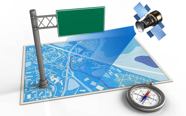 mavi harita gösterimi