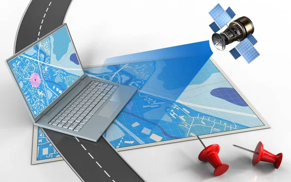 mavi harita gösterimi