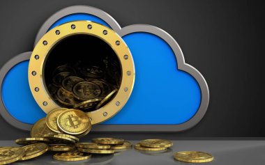 bulut bitcoin ile gösteren resim 