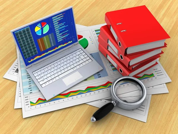 illüstrasyon iş belgelerinin