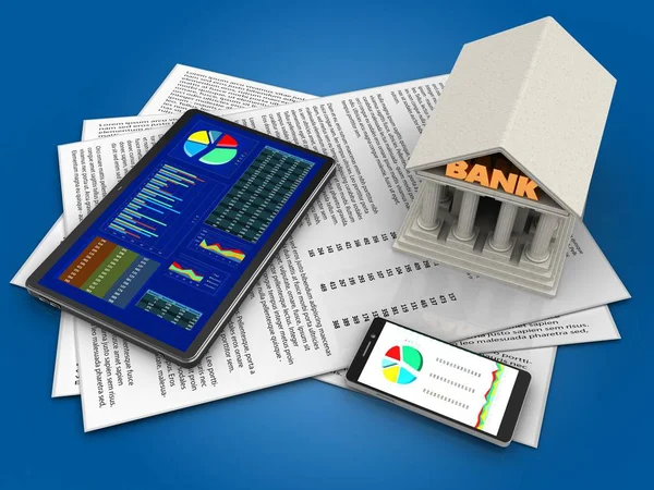 Kağıtları ve tablet çizimi