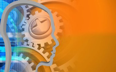 Gears'ı arka plan üzerinde gösterimi