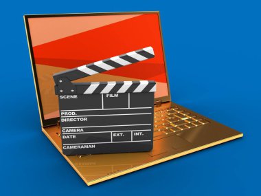 Altın bilgisayar çizimi 