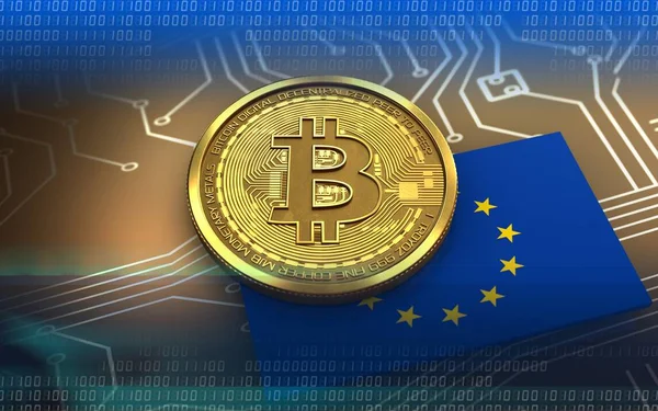bitcoin arka plan üzerinde gösterimi