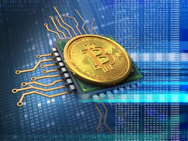 bitcoin arka plan üzerinde gösterimi