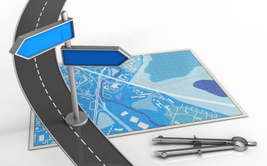 mavi harita gösterimi