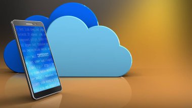 bulutlar üzerinde arka plan resmi