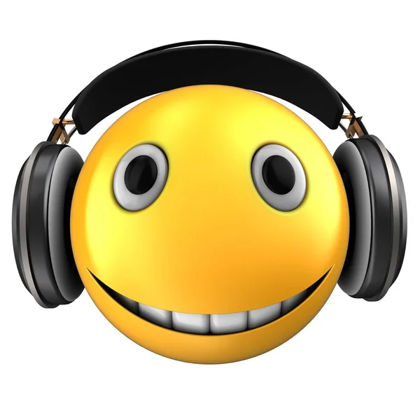 Illustration of   emoticon smile — Stock Photo, Image