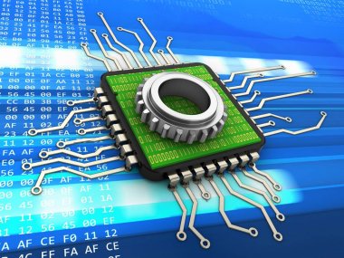  Bilgisayar çipleri çizimi