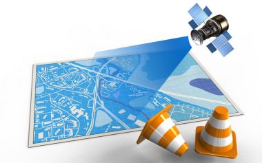 mavi harita gösterimi