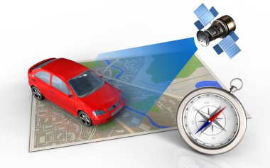 Araba ile harita gösterimi