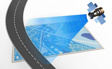 mavi harita gösterimi