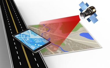 cep telefonu ile harita gösterimi