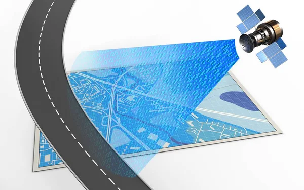 mavi harita gösterimi