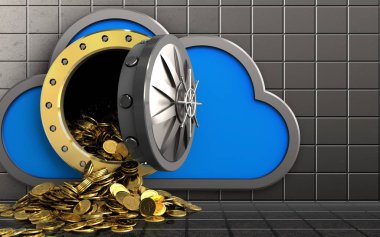 bulut üzerinde arka plan resmi