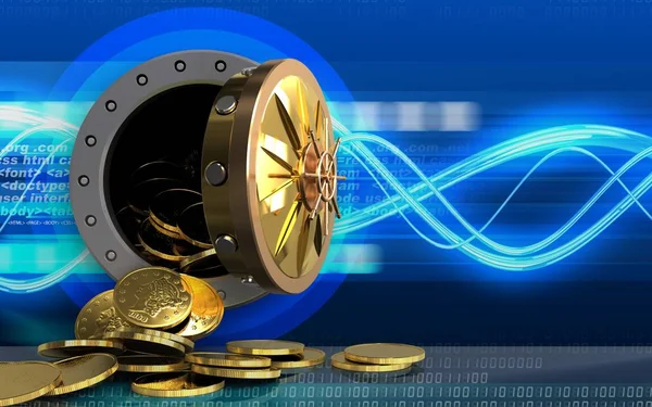 sikke üzerinde arka plan resmi