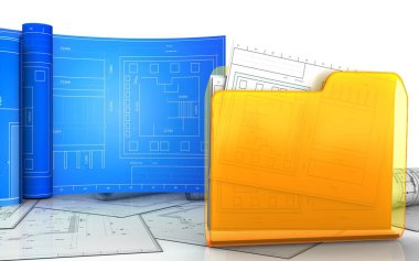 klasör arka plan üzerinde gösterimi