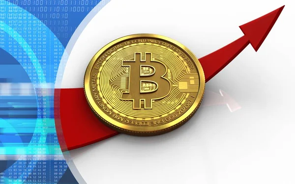  bitcoin arka plan üzerinde gösterimi