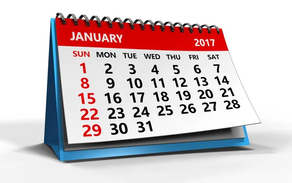 Illustration of  calendar over  background — Stock Photo, Image